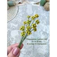 Молд "Серединки пуансеттии"