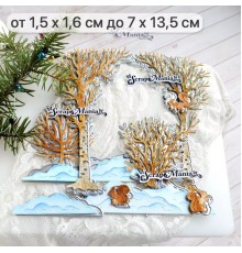 Нож для вырубки "Зимний пейзаж. Лес", ScrapMania