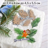 Нож для вырубки "Новогодняя красота. Пушистые иголки", ScrapMania