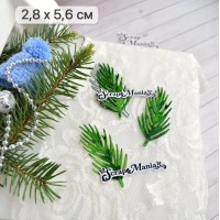 Нож для вырубки "Новогодняя красота. Пихтовая ветка", ScrapMania