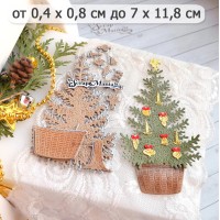 Нож для вырубки "Добрый праздник. Новогодняя елка", ScrapMania