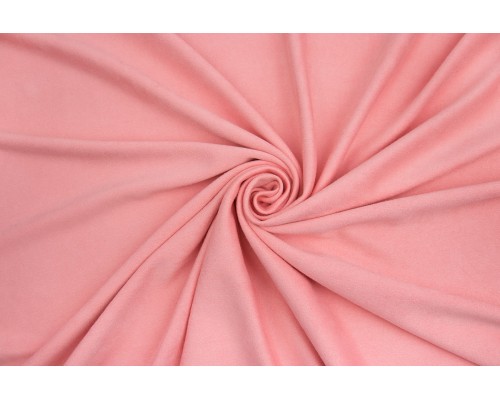 Искусственная замша, цвет "Персиково-розовый", двусторонняя, 33х73 см.