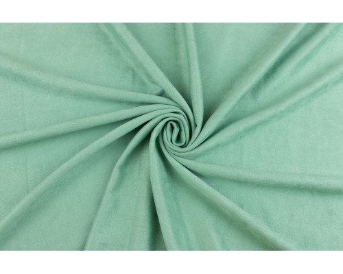 Искусственная замша, цвет "Светло-зеленый", двусторонняя, 33х50 см.