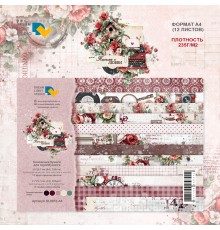 Набор бумаги "Письма о любви" 21*29,7 см (А4), 6 листов, 1/2 полного набора, Dreamlight Studio
