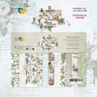 Набор для вырезания "Шепот природы" 14,8*21 см (А5), 6 листов, 1/3 полного набора, Dreamlight Studio