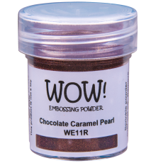 Пудра для эмбоссинга "Chocolate Caramel Pearl", перламутровая, 15мл., WOW!