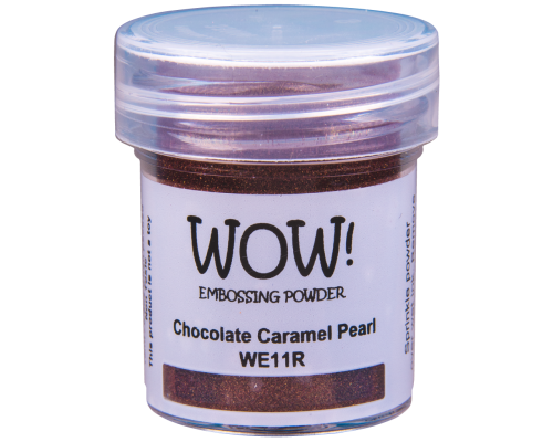 Пудра для эмбоссинга "Chocolate Caramel Pearl", перламутровая, 15мл., WOW!
