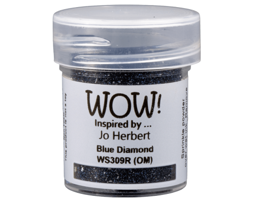 Пудра для эмбоссинга "Blue Diamond", непрозрачная, 15мл., WOW!