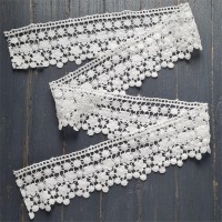 Кружево хлопковое 60 мм., белое, 1 м.