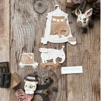 Набор ножей для вырубки "Куда уехал цирк" от Mimicut