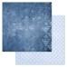 Набор бумаги 30,5х30,5 см "Фономикс. Голубой", 12 листов, ScrapMania