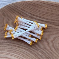Тычинки мини-каплевидные золотисто-желтые, 1 упаковка (100 пучков)