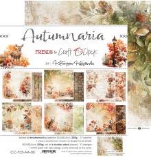 Набор бумаги "Autumnaria" 30,5*30,5 см., 6 листов, Craft O'Clock