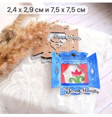 Нож для вырубки "Русские сказки. Окно со шторками", ScrapMania