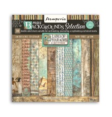 Набор бумаги "Land of Pharaons Maxi Backgrounds Selection" 30,5 х 30,5 см., 10 листов, Stamperia