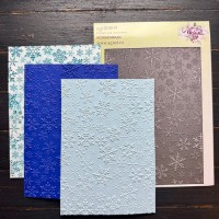 Папка для тиснения 3D "Снегопад" от AgiArt