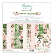 Набор бумаги "Peony Garden" 30,5*30,5 см, 6 листов, 1/2 полного набора, Mintay paper