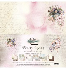 Набор бумаги "Memory of Spring" 30,5 x 30,5 см., 6 листов, Alchemy of Art