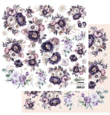 Лист для вырезания "In Purple Color" 30,5*30,5 см., Alchemy of Art