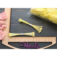 Тычинки "Св.желтые" удлиненные, 1 упаковка (100 пучков)