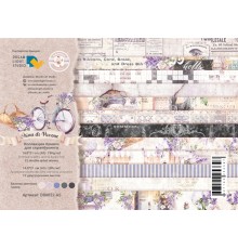 Набор бумаги "Arome de Provence" 14,8*21 см (А5), 6 листов, 1/2 полного набора, Dreamlight Studio