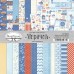 Набор бумаги 30,5х30,5 см "Морячок", 12 листов, ScrapMania