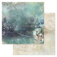Бумага двусторонняя "Рождество у волшебников. Под покровом ночи", ScrapMania