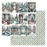 Бумага двусторонняя "Рождество у волшебников. Сюжеты", ScrapMania