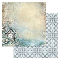 Бумага двусторонняя "Рождество у волшебников. Снежная мантия", ScrapMania