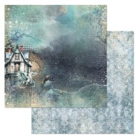 Бумага двусторонняя "Рождество у волшебников. Чудо случается в полночь", ScrapMania