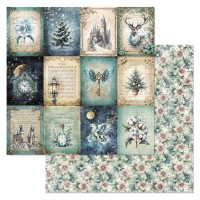 Бумага двусторонняя "Рождество у волшебников. Карточки", ScrapMania