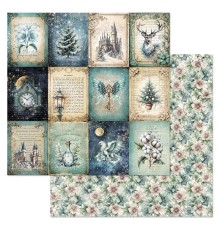 Бумага двусторонняя "Рождество у волшебников. Карточки", ScrapMania