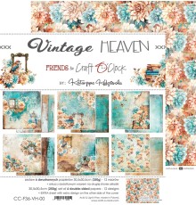 Набор бумаги "Vintage Heaven" 30,5*30,5 см., 6 листов, Craft O'Clock