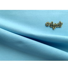 Ткань хлопок "Бирюзово-голубой", 60*50 см.