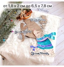 Нож для вырубки "Сказка на Новый Год. Белые медведи", ScrapMania