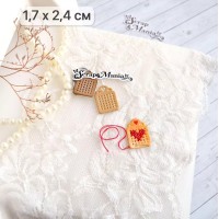 Нож для вырубки "Рукоделие. Бирка с вышивкой", ScrapMania