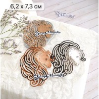 Нож для вырубки "Лошадка Лулу. Волнистая грива", ScrapMania