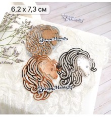 Нож для вырубки "Лошадка Лулу. Волнистая грива", ScrapMania