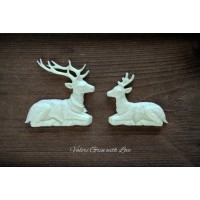 Пластиковые фигурки "Олени", 2 шт.