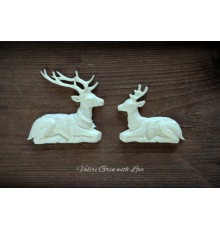 Пластиковые фигурки "Олени", 2 шт.