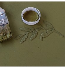 Меловая краска «Спелая олива», 50 мл., Fractal Paint