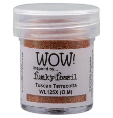 Пудра для эмбоссинга "Tuscan Terracotta", непрозрачная, 15мл., WOW!
