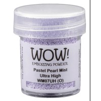 Пудра для эмбоссинга "Pastel Perl Mist", непрозрачная перламутровая, 15мл., WOW!