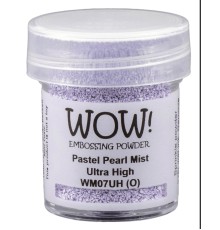 Пудра для эмбоссинга "Pastel Perl Mist", непрозрачная перламутровая, 15мл., WOW!