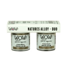 Набор дуо пудр для эмбоссинга "Natures Alloy", WOW!
