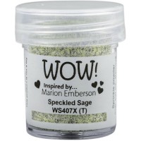 Пудра для эмбоссинга "Speckled Sage", полупрозрачная, 15мл., WOW!