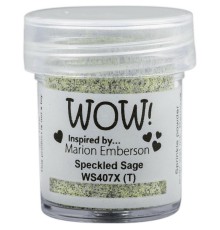 Пудра для эмбоссинга "Speckled Sage", полупрозрачная, 15мл., WOW!
