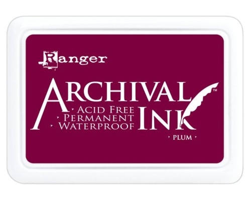 Штемпельная подушка "Archival Ink - Plum", Ranger