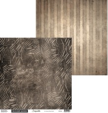 Бумага двусторонняя коллекция "Фоновая. Текстуры", 30,5*30,5 см., Scrapodelie