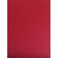 Картон текстурированный "Красная роза", 30,5*30,5 см.